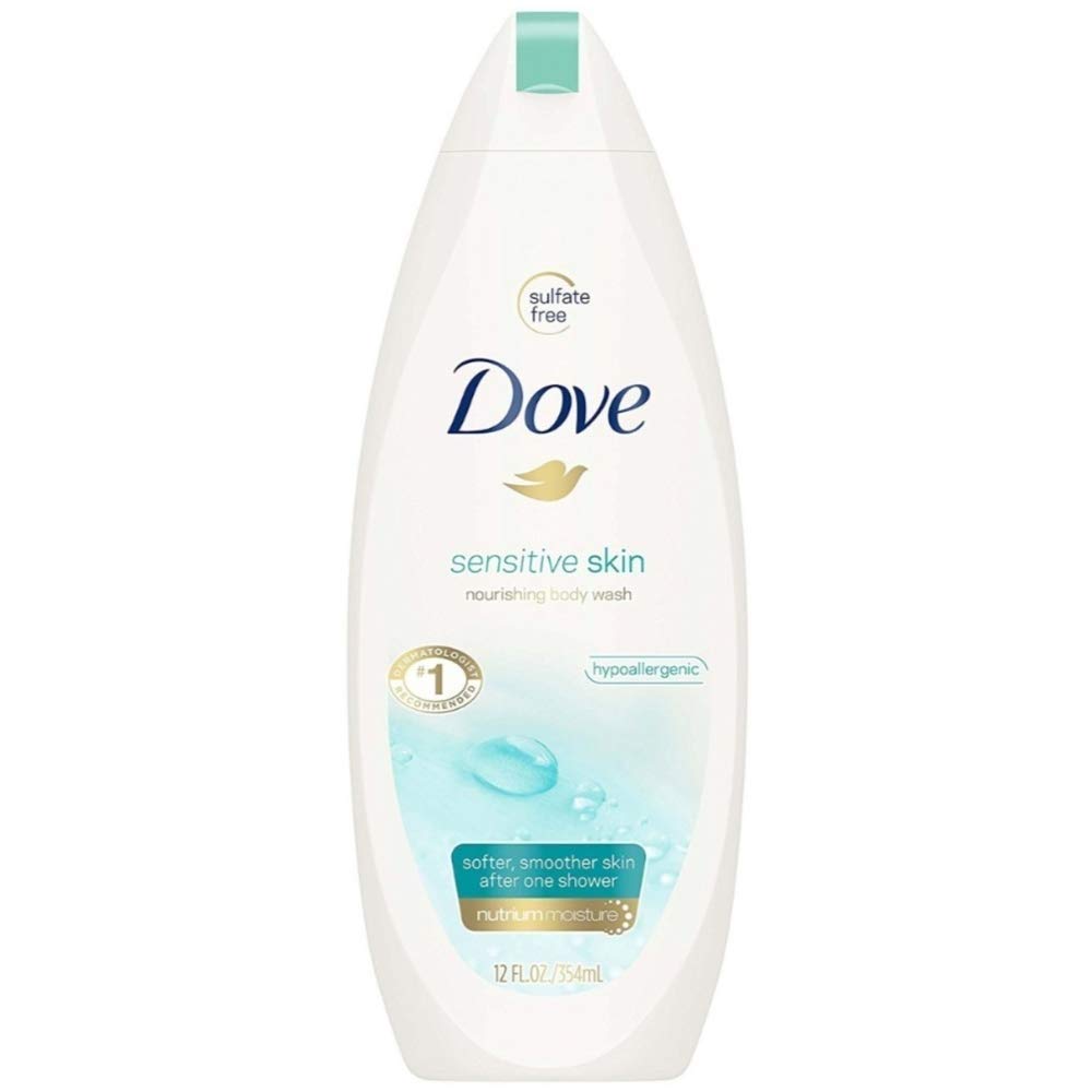 Dove Sensitive Skin Beauty Body Wash 12 oz (Pack of 2) Beauty & Personal Care Dove
