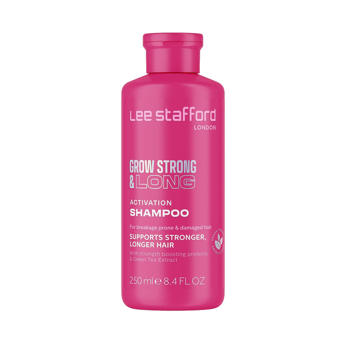 Lee Stafford Grow Strong & Long Activation Shampoo, Boosts Shine 8.45 Fl Oz