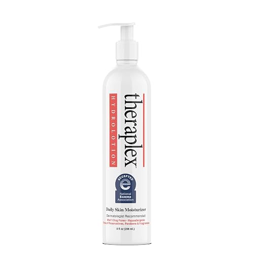 Theraplex Hydro Lotion (8 oz) - No Parabens or Preservatives, Noncomedogenic, and Hypoallergenic, Fragrance-Free, Dermatologist recommended - National Beauty & Personal Care Theraplex