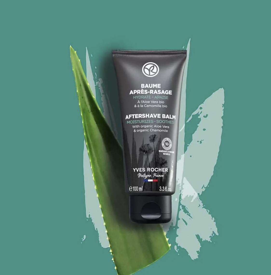 Yves Rocher Face and Beard Care Anti-Irritations Softening Balm Men 100 ml/3.3 ml.oz Beauty and Personal Care Yves Rocher