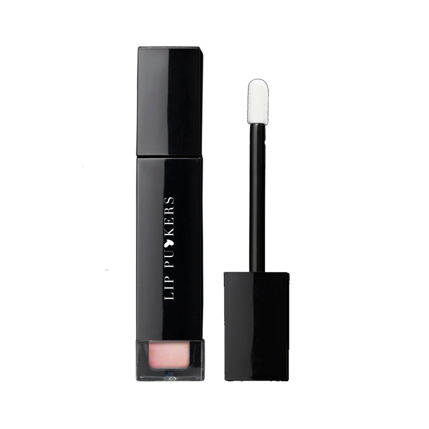 Lip Puckers Plump Crush Lip Plumper, Sheer Nude Pink, Paraben-Free, High-Shine Finish, Plumping & Hydrating with Hyaluronic Acid, Collagen, Peptides Beauty and Personal Care Lip Puckers