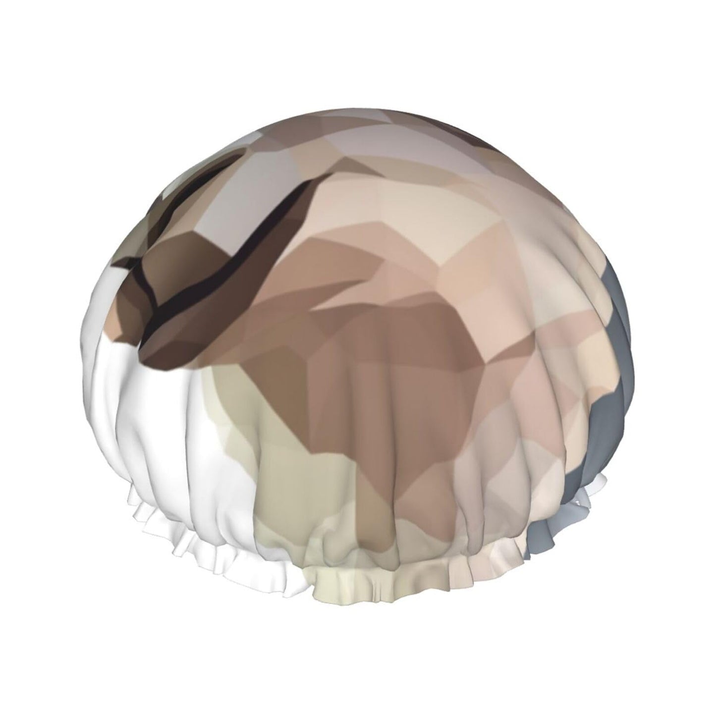 Alpaca avatar Shower Cap for Women Men Large Reusable Shower Bonnet Double-Layer Waterproof Bath Caps Elastic Band Hair Hat for All Hairstyles Beauty and Personal Care BWLHJKE