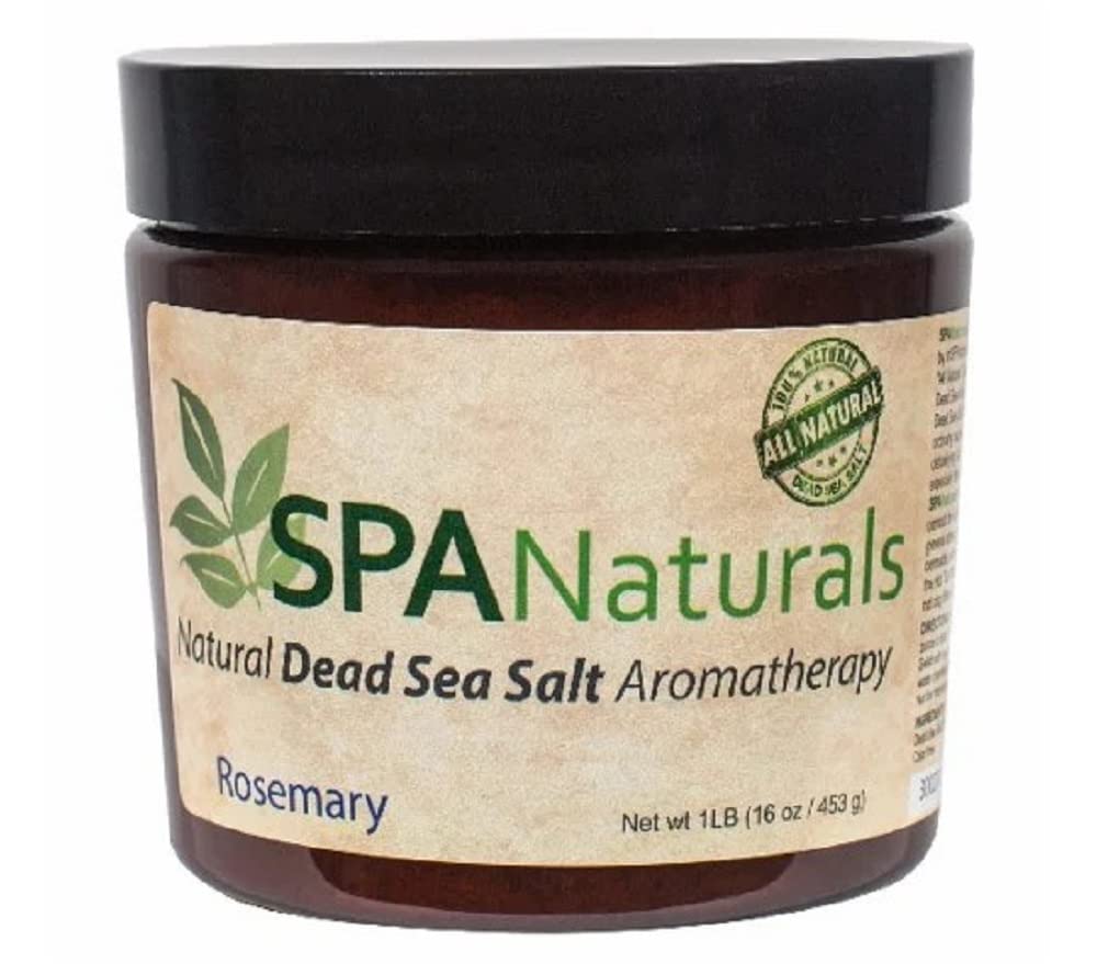 inSPAration Spa Naturals Dead Sea Salt - Rosemary (16 oz) Beauty and Personal Care InSPAration