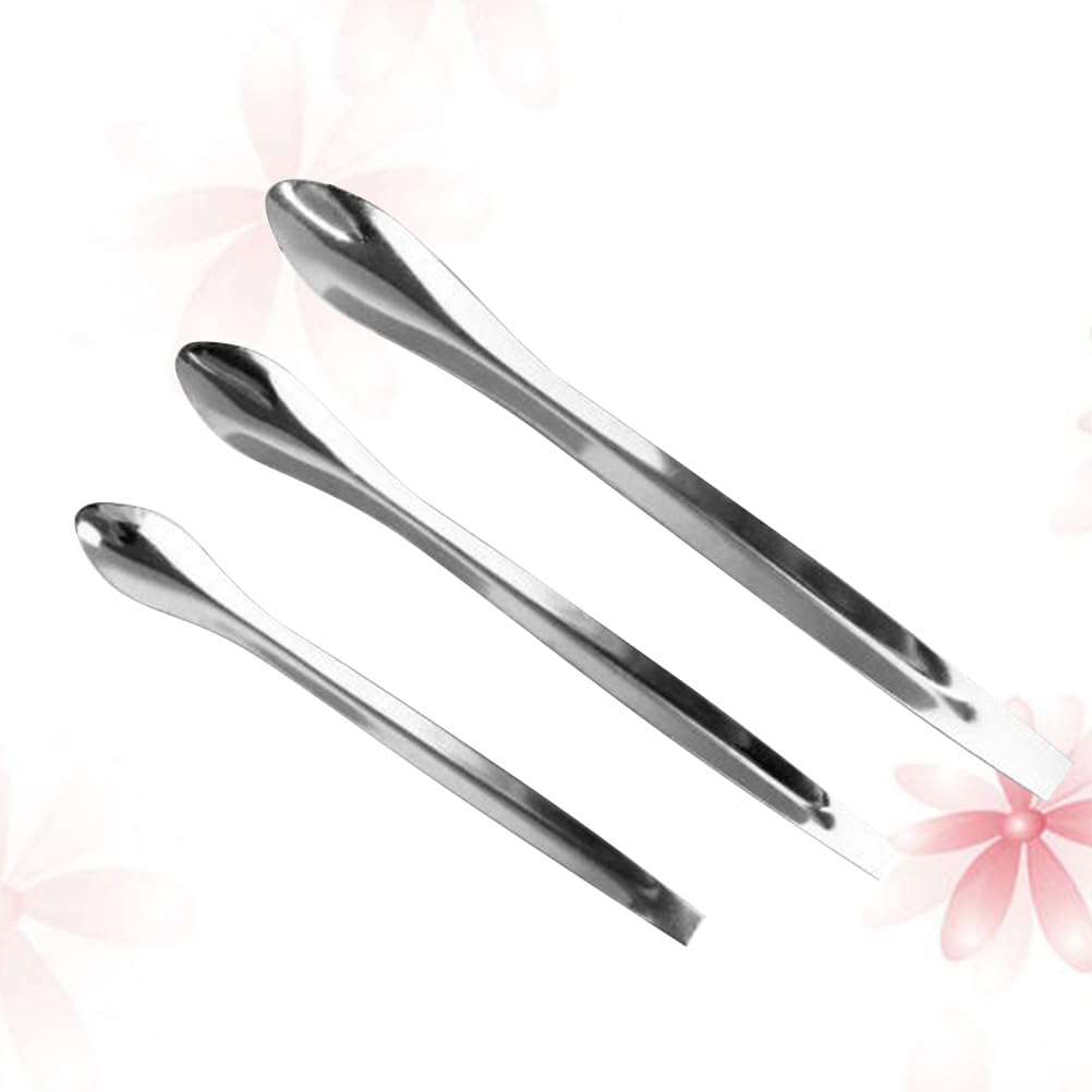 HEALLILY Stainless Steel Makeup Spatula for Face Creams and Lotions - Mini Ergonomic Cosmetic Applicator Tool for Skincare Portable and Easy to Use Beauty & Personal Care HEALLILY