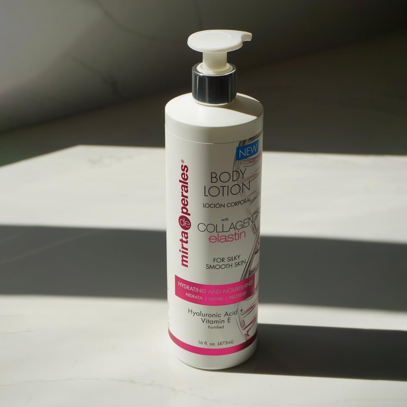 Mirta De Perales Body Lotion with Collagen & Elastin | Hydrating Daily Moisturizer with Hyaluronic Acid, Vitamin E, Shea Butter, Coconut, Almond Beauty & Personal Care Mirta De Perales