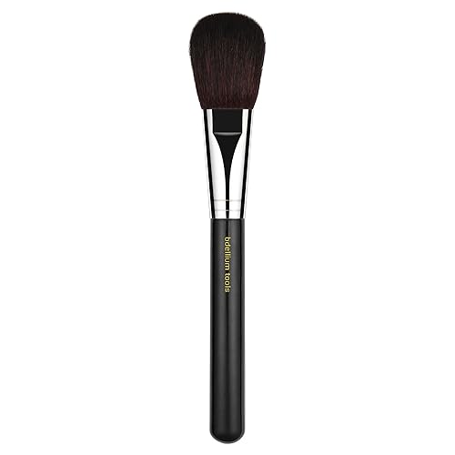 Bdellium Tools Professional Makeup Brush - Maestro Series 980 Large Natural Powder - With Soft Natural Fibers, For Airbrushed Finish (Black, 1pc) Beauty & Personal Care BDELLIUM TOOLS