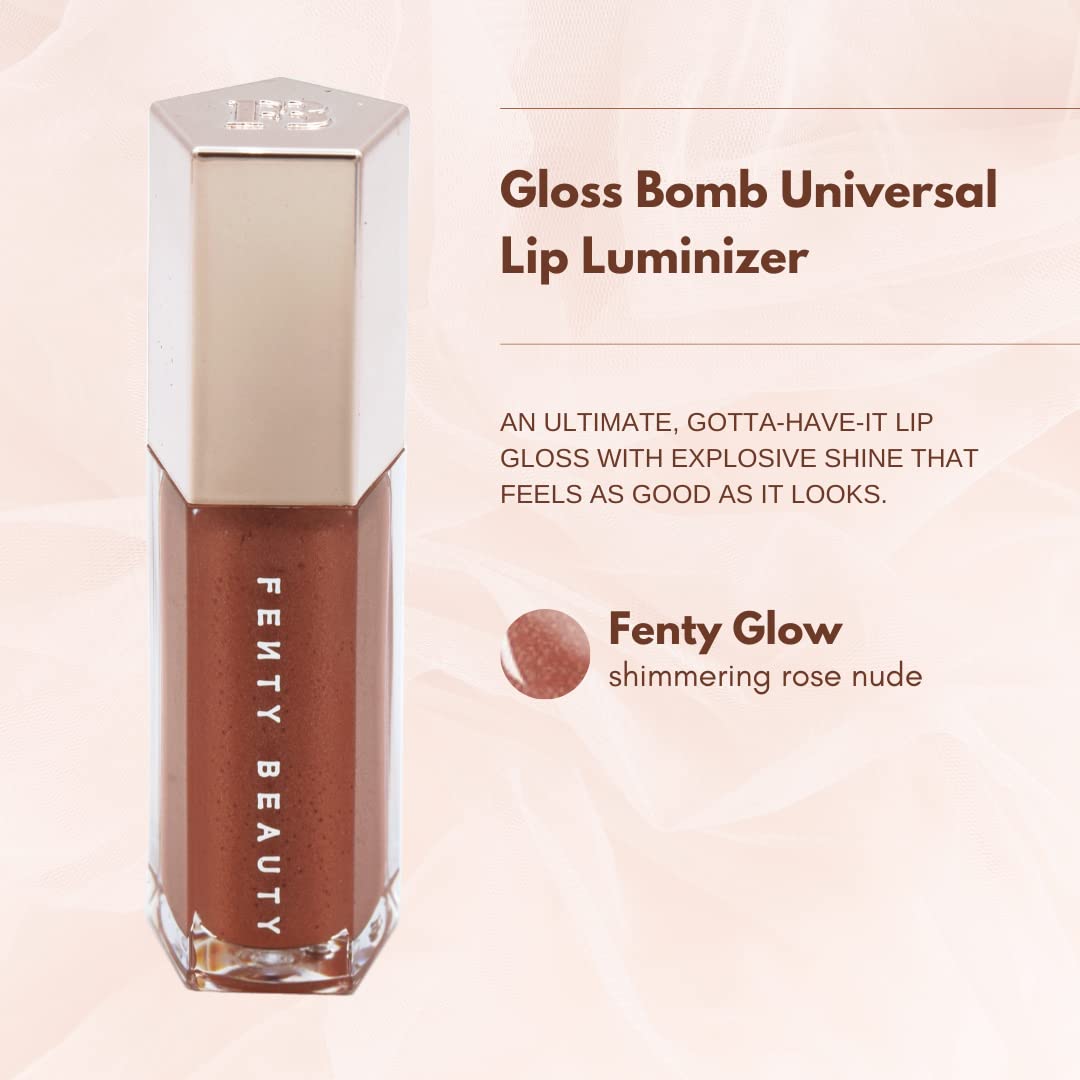 Gloss Bomb Universal Lip Luminizer - 01 Fenty Glow by Fenty Beauty for Women - 0.3 oz Lip Gloss Beauty & Personal Care FENTY BEAUTY
