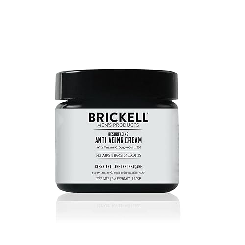 Brickell Men's Products Resurfacing Anti-Aging Face Cream For Men, Natural and Organic Face Moisturizer, Vitamin C Cream For Wrinkles, 2 Ounce Beauty & Personal Care Brickell Men's Products