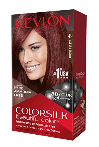 Revlon Colorsilk Haircolor, Auburn Brown, 1 Application (Pack of 3) Beauty & Personal Care REVLON