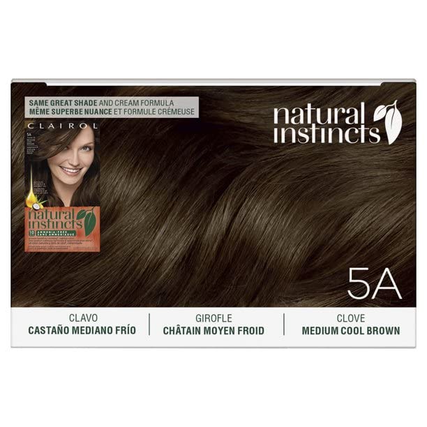 Clairol Natural Instincts, 024, Clove, Med Cool Brown, 2 pk Beauty & Personal Care Clairol