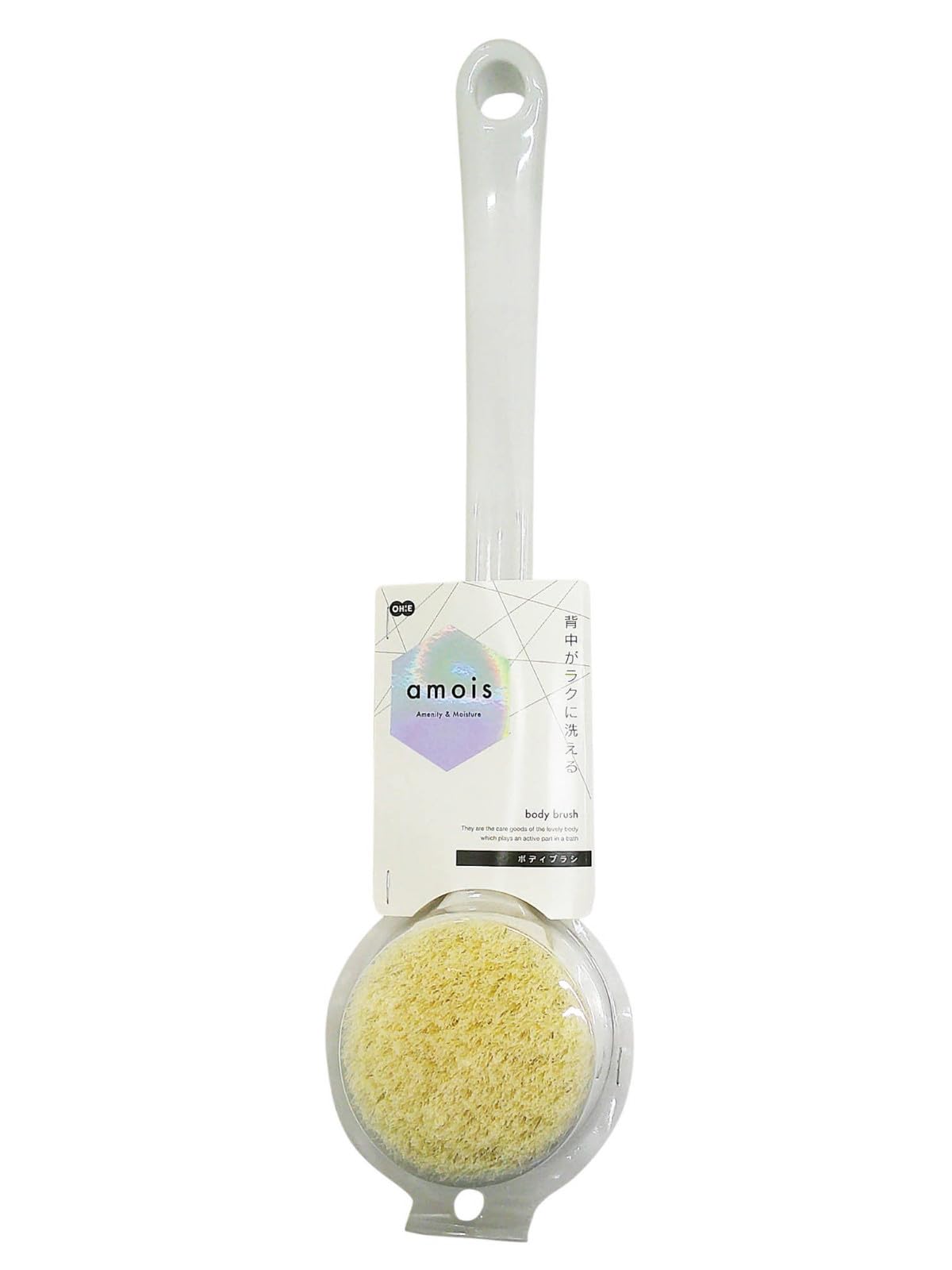 OHE Body Brush, Approx. 14.6 x 3.3 x 2.0 inches (37 x 8.5 x 5 cm), amois White Beauty and Personal Care OHE