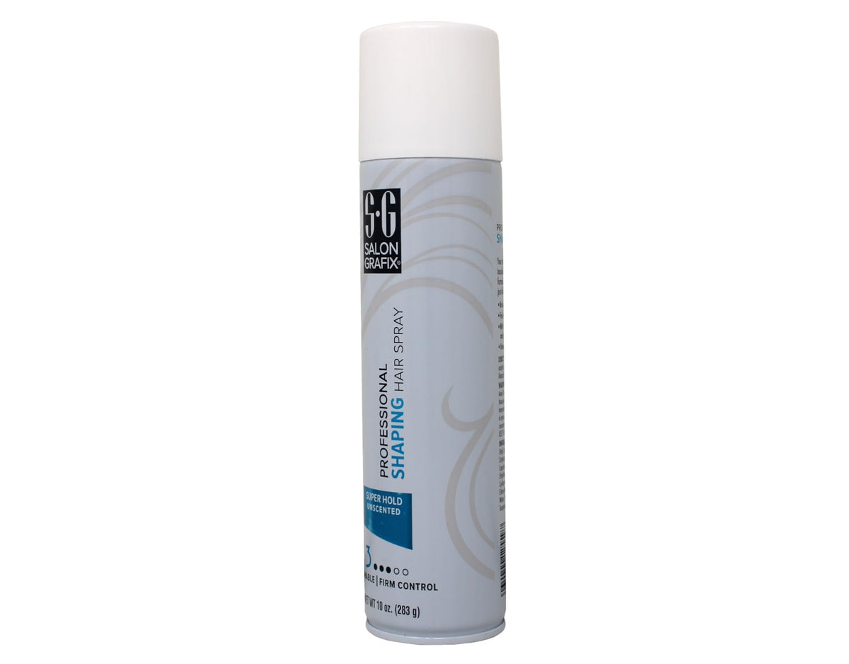Salon Grafix Professional Shaping Hair Spray, Super Hold Unscented, 10 oz (Pack of 4) Beauty & Personal Care Salon Grafix