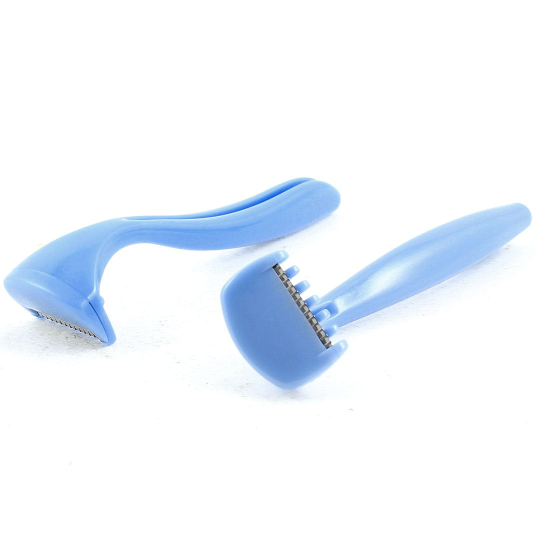 Ruilogod 2 Pcs Light Blue Plastic Handle Metal Blade Body Hair Razor Shaver (id: 7ea 7c0 7ea 9cc cfd Beauty and Personal Care Ruilogod