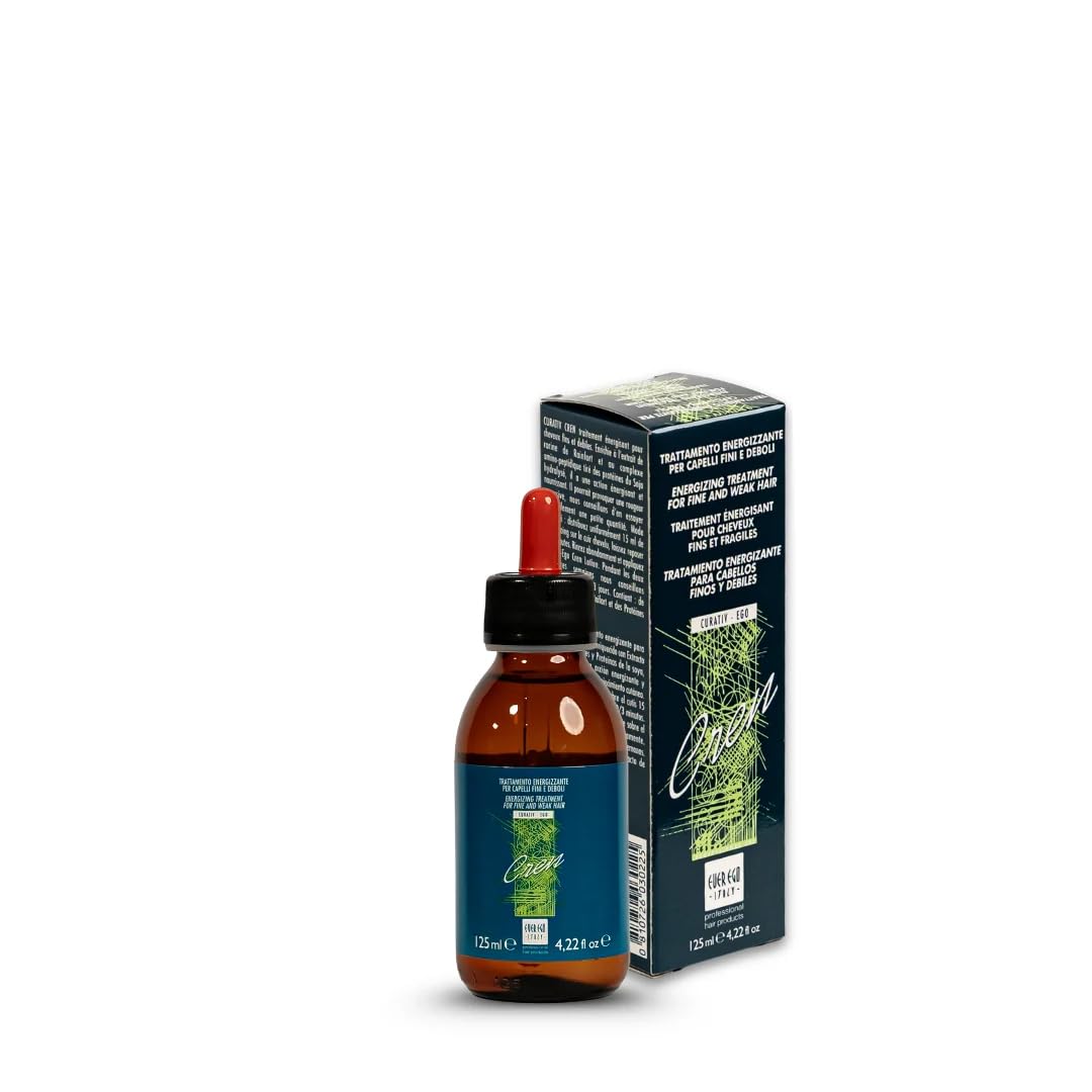 Ever Ego Italy Energizing Hair Lotion For Thinning, Fine and Weak Hair | Stimulating and Revitalizing Hair Care Product For Men And Women | Cren | 125
