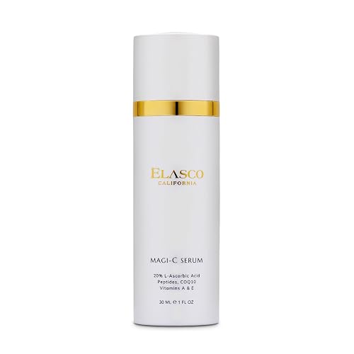 ELASCO SKINCARE 20% L-ASCORBIC ACID Vitamin C Serum - SKIN SERUM for Night time & Glowing Beauty & Personal Care ELASCO