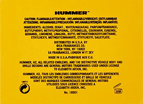 Hummer For Men. Eau De Toilette Spray 4.2 Ounces Beauty & Personal Care Hummer