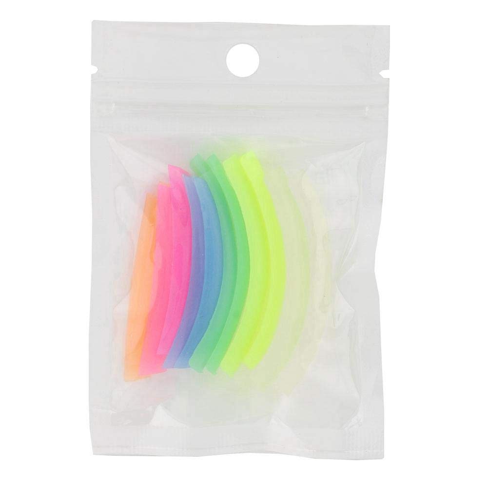 Salmue 6 Pairs Silicone Eyelash Curlers, Eyelash Perming Pads Eyelash Curling Lifting Patches Lasting Perfect Eyelash Lifting Beauty & Personal Care Salmue