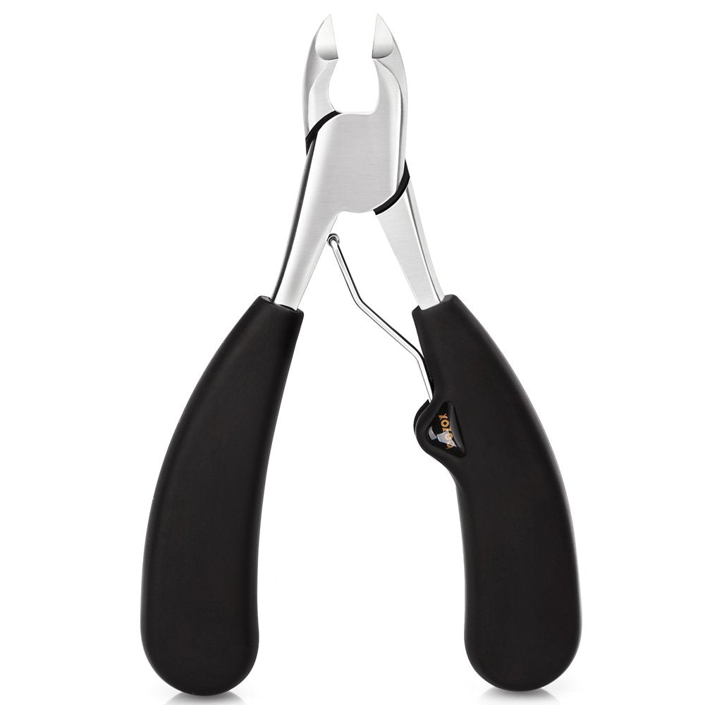 BEZOX Thick Toenail Clippers for Seniors - Large Toe Nail Clippers for Thick Nails, Precision Comfort Grip Long Handle Fingernail Clippers, Effortless Beauty & Personal Care BEZOX