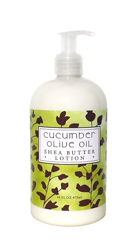 Greenwich Bay Trading Company Greenwich Bay OLIVE OIL Shea Butter Hand & Body Lotion Enriched with Cocoa Butter oz Cucumber 16 Fl Oz Beauty & Personal Care Greenwich Bay Trading Company