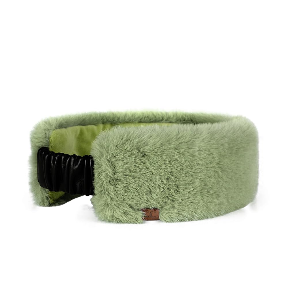 C.C Women's Faux Fur Headband Winter Ear Warmer
