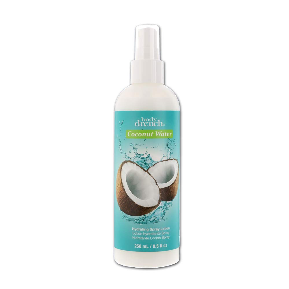 Body Drench Coconut Water Hydrating Spray Lotion for All Skin Types, 8.5 fl oz Beauty & Personal Care Body Drench