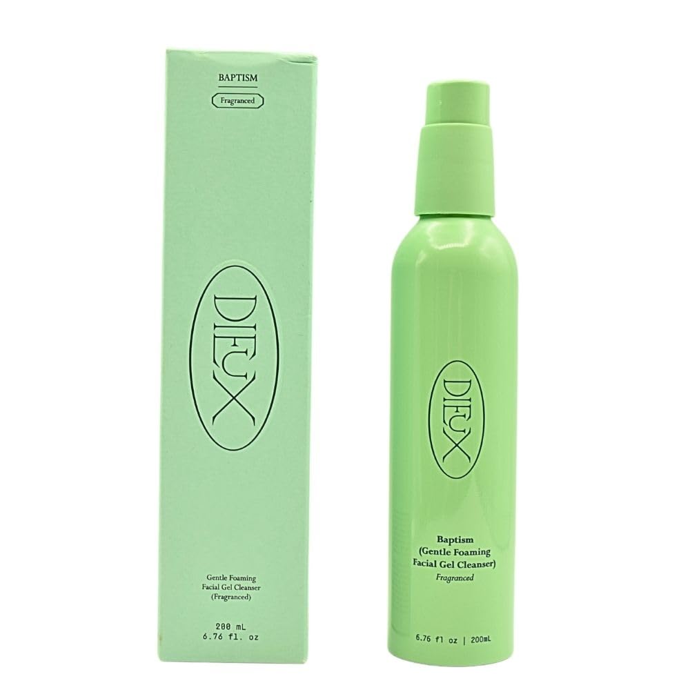 Dieux Baptism Gentle Foaming Facial Gel Cleanser Fragranced 6.76 oz