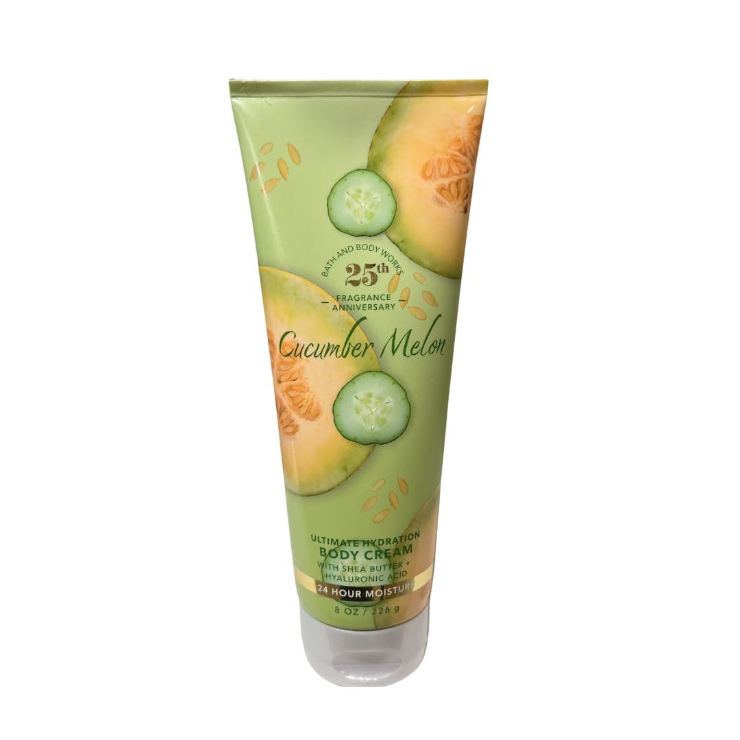 Bath & Body Works Cucumber Melon Fine Fragrance Mist 8oz and Body Cream 8oz Beauty & Personal Care Bath & Body Works