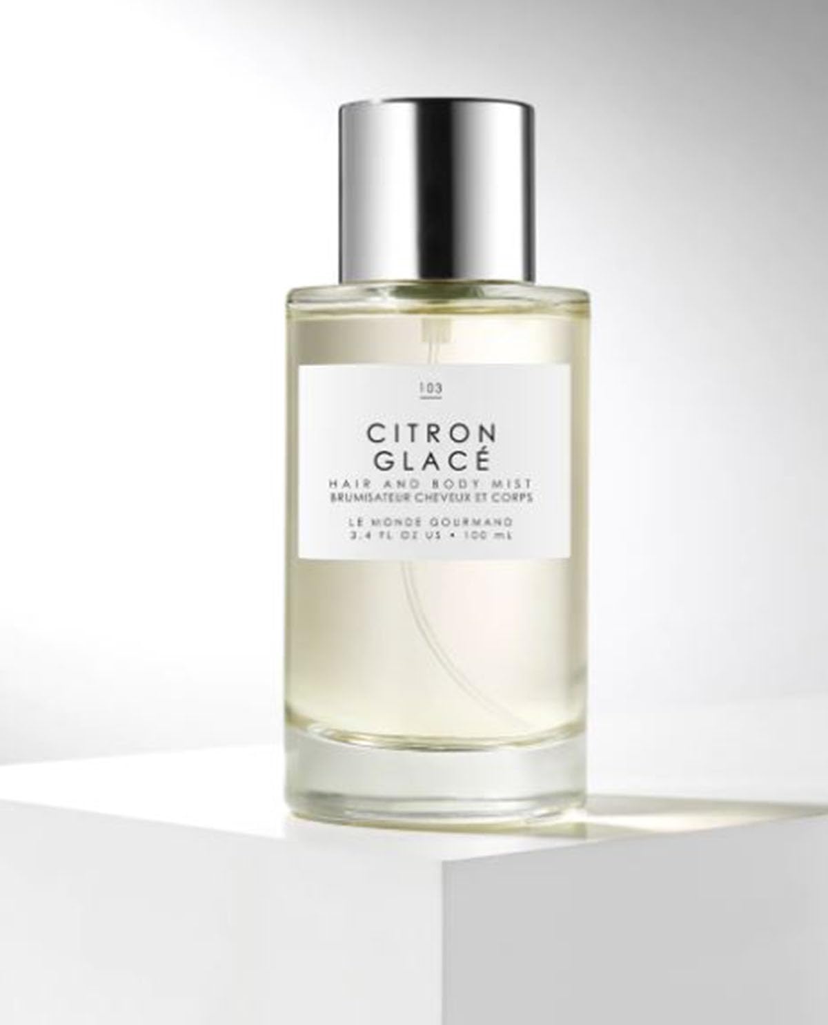 Gourmand Citron Glaze Hair + Body Mist 3.4 Fl.Oz! Blend Of Lemon, Jasmine, and Rock Sugar! Perfumed Hair & Body Mist For All Day Long-Lasting Beauty & Personal Care Gourmand