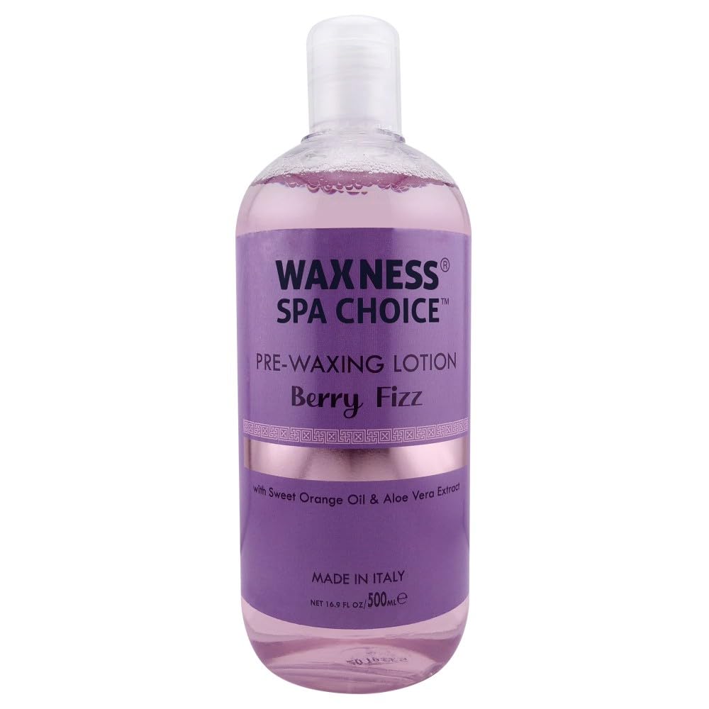 Waxness Spa Choice Pre-Post Waxing Lotion and Gel Berry Fizz 16.9 fl oz / 500 ml X 2 Beauty and Personal Care Waxness