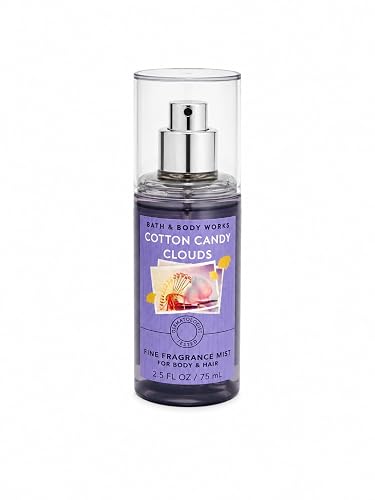 Bath & Body Works Cotton Candy Clouds Fragrance Mist Travel Size 2.5 oz Beauty & Personal Care Bath & Body Works
