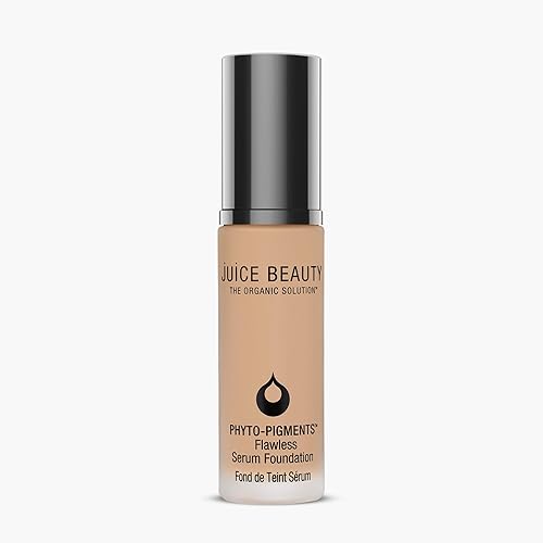 Juice Beauty Phyto?Pigments Flawless Serum Foundation - Non-Comedogenic, Long-Wear & Buildable Medium-to-Full Coverage - Vegan, Clean Hydrating Beauty & Personal Care Juice Beauty