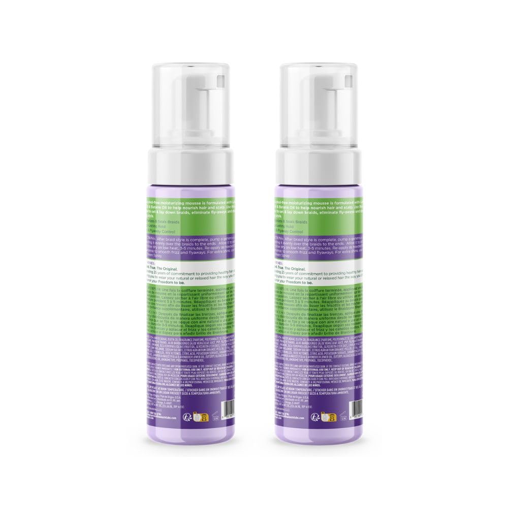 ORS Olive Oil Braidzone Braid Setting Mousse with Lavender, Acai & Batana Oil 7 Ounces (Pack of 2) Beauty & Personal Care ORS