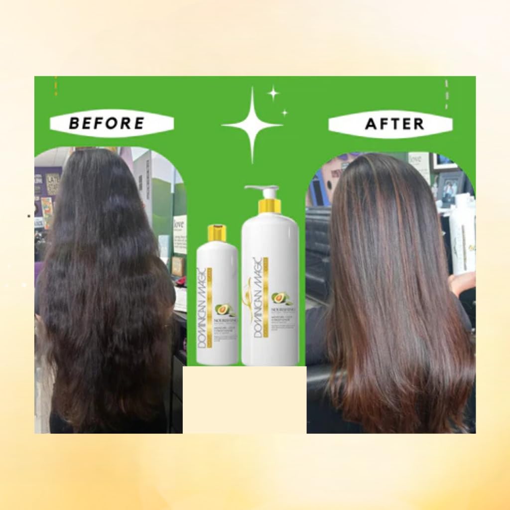 Dominican Magic Nourishing Shampoo - Gentle Cleanse, Strenghtens Hair, For Natural Professional Hair Care, 15.87 Oz, 15.87 Ounces Beauty & Personal Care DOMINICAN MAGIC