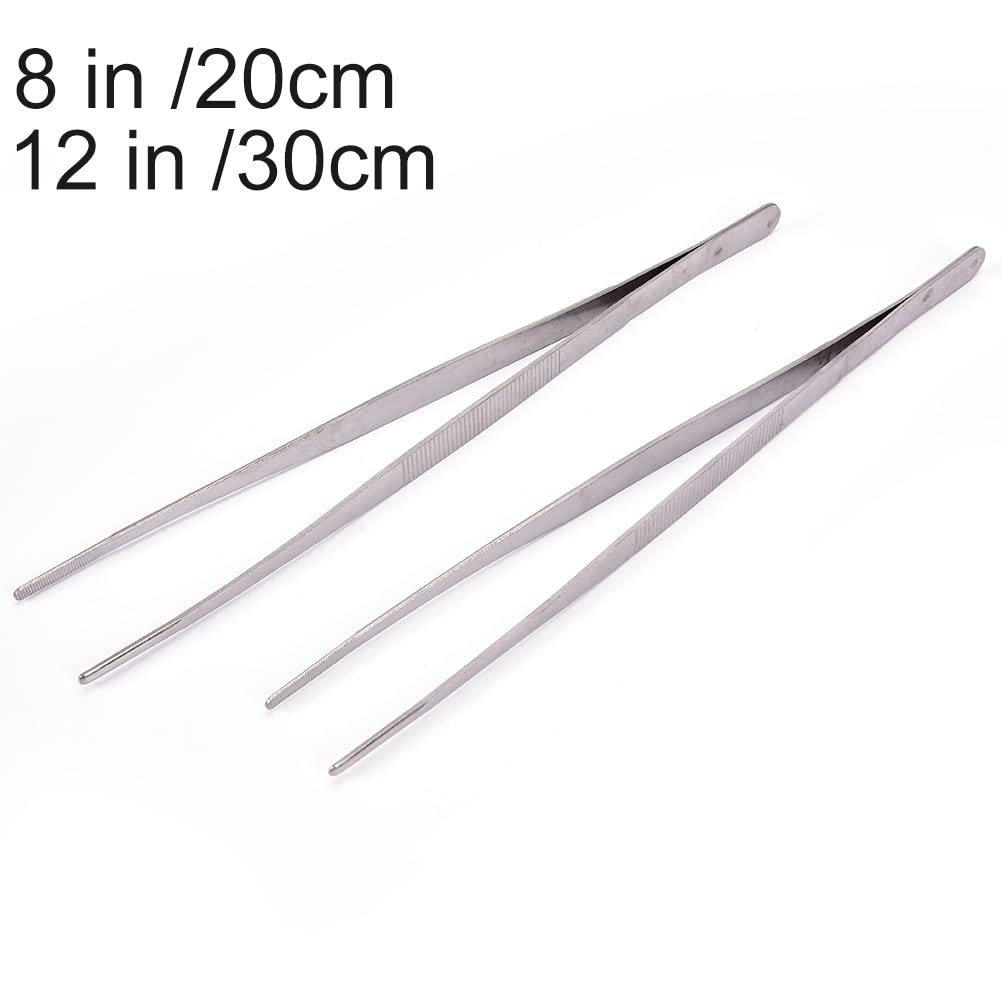Eyelash Extension Tweezers Straight Tip 20 / 30cm Stainless Steel Tweezers for Eyelash Extensions, Eyelash Tweezers for Extensions, Eyelash Tweezers Beauty and Personal Care TopHomer