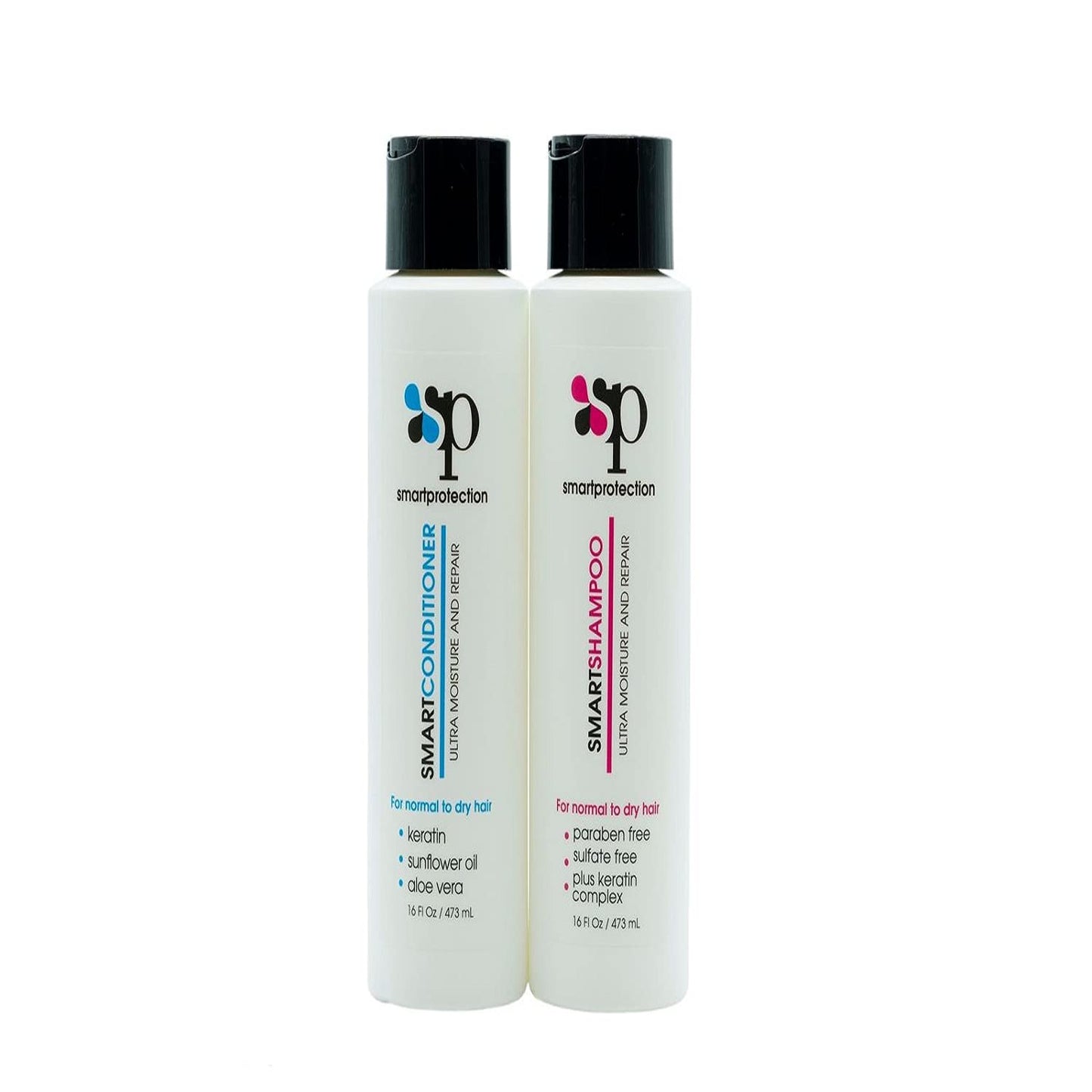 Shampoo and Conditioner Sulfate and Salt Free 16oz for Keratin Treated Hair by Smart Protection Beauty & Personal Care Infinito Colors