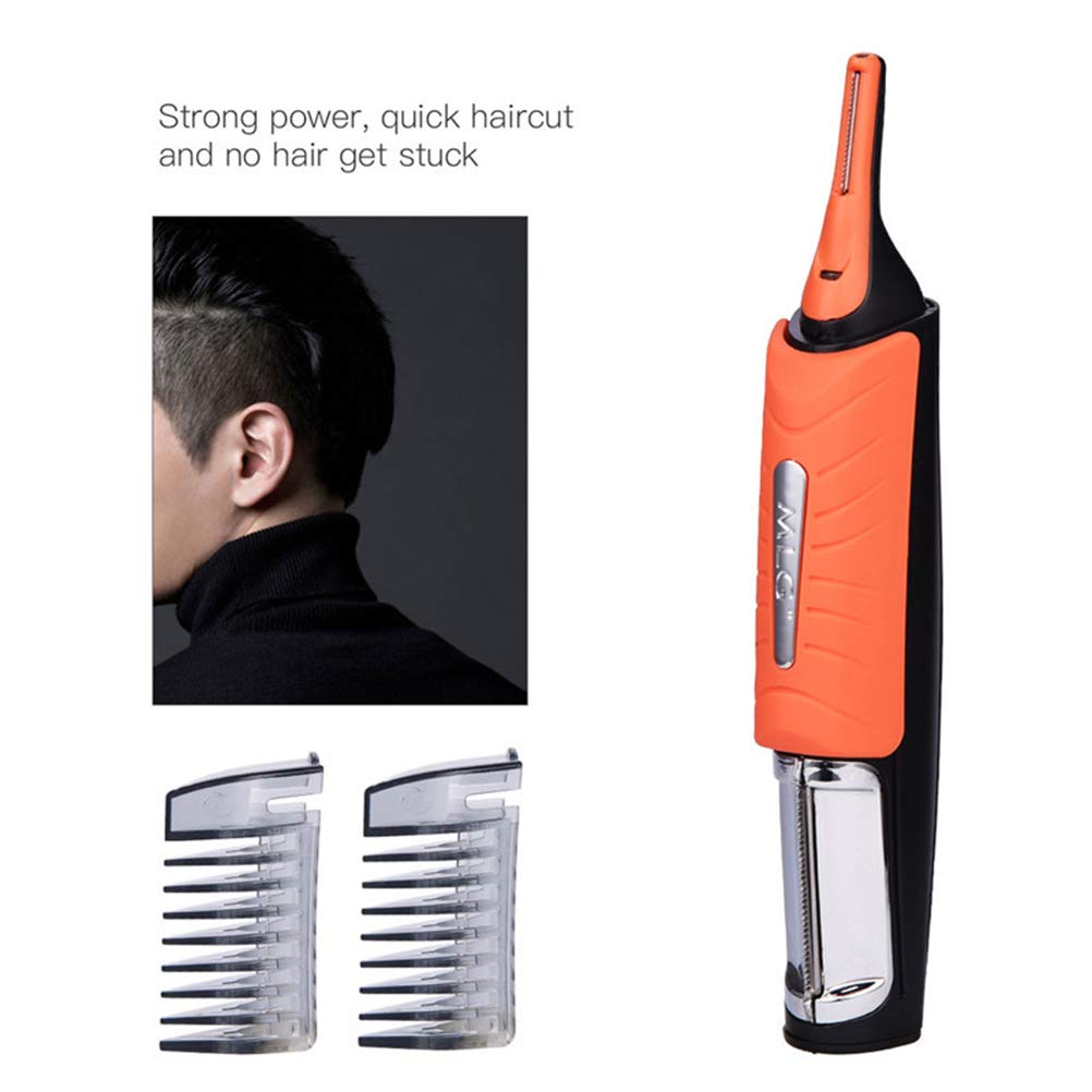 shenruifa Electric Nose Hair Trimmer, Integrated Design, Easy to Grip and Carry, LED Light, Two Comb Attachments, for Nose, Eyebrows, Beard, Beauty and Personal Care shenruifa