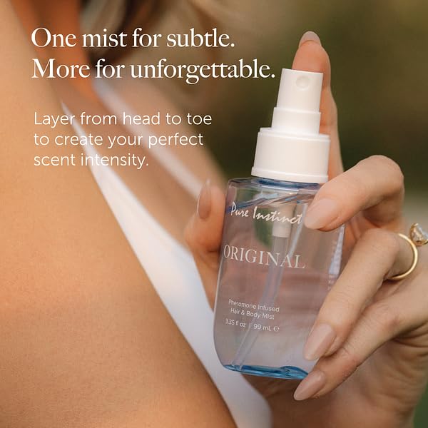 Pure Instinct ORIGINAL - Pheromone Hair & Body Mist - Burst of Fresh Fragrance Spray for Women - Everyday Wear Perfume Mist Beauty & Personal Care Pure Instinct