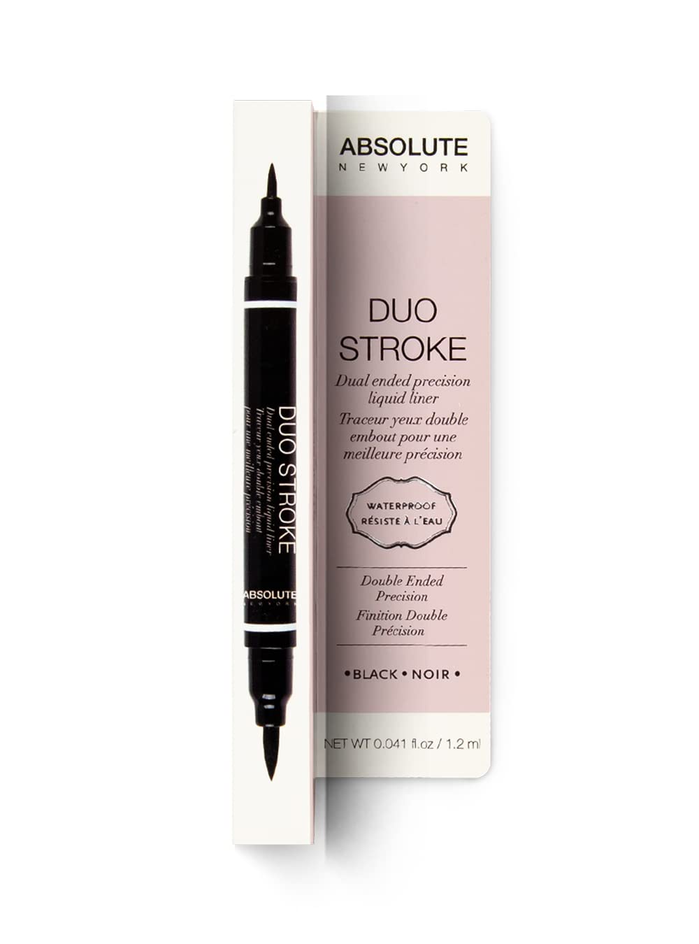 Absolute New York Super Slim Angled Tip Double Ended Liner (Duo Stroke) Beauty & Personal Care Absolute New York