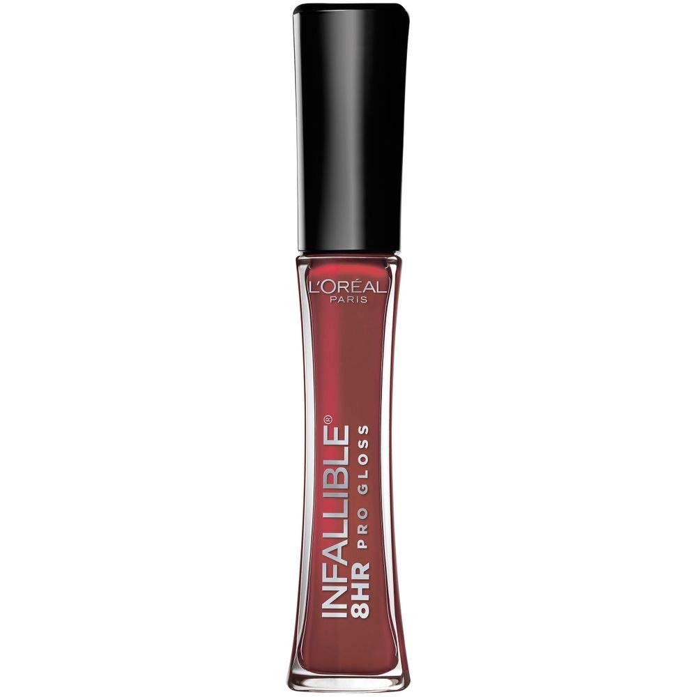 L’Oreal Paris Makeup Infallible 8 Hour Hydrating Lip Gloss, Cherry Flash, 0.21 Fl Oz Beauty & Personal Care L'Oreal Paris