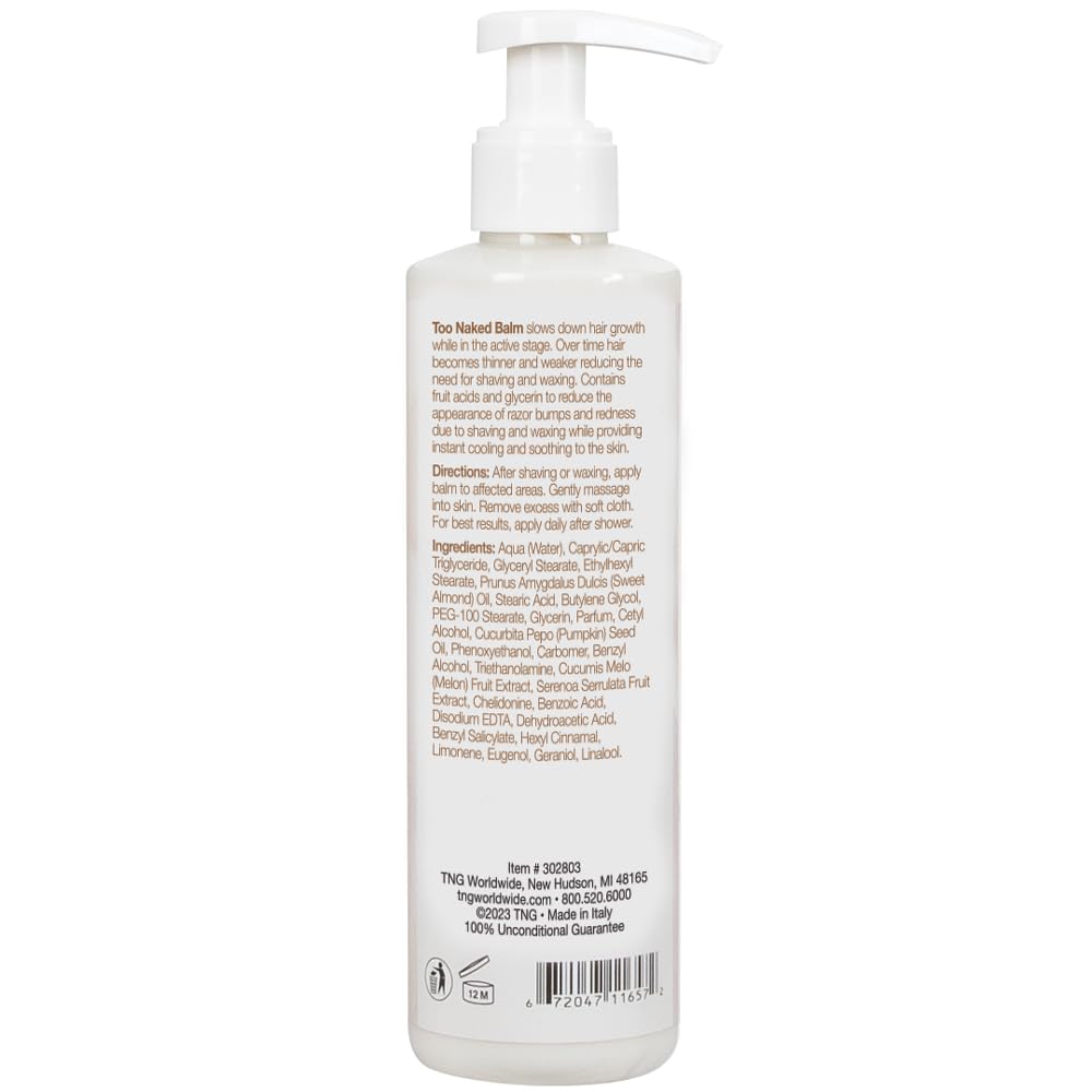 Too Naked Balm with Decelerine Complex 8.45 oz. Beauty and Personal Care TOO NAKED HAIR REMOVAL