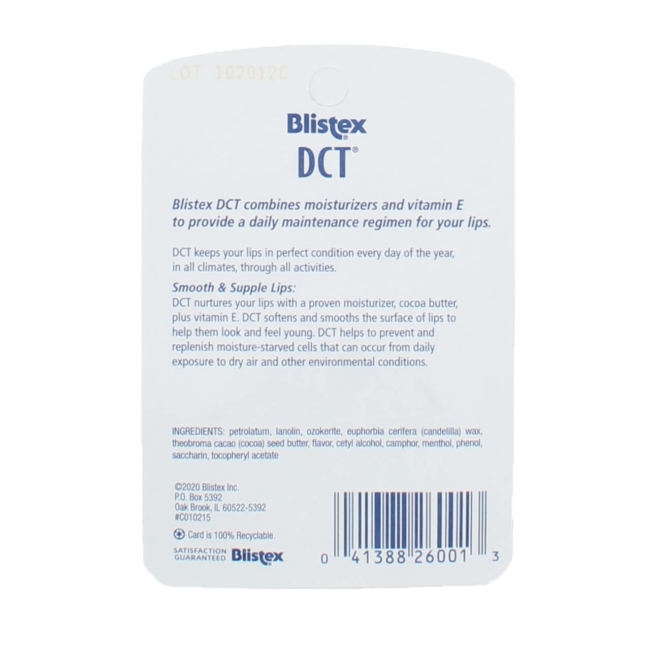 Blistex DCT Daily Conditioning Treatment 0.25oz (Pack of 5) Beauty and Personal Care Blistex