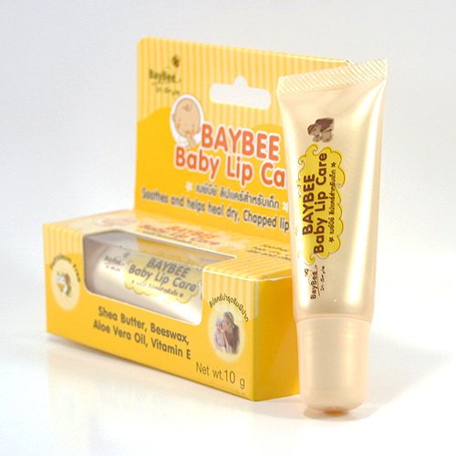 Baybee, Petroleum Free Baby Lip Care (0.35 Oz Tube),10g, Petroleum Free, Soothes and Helps heal Dry, Chapped Lips and Cheeks, Ingredient of Shea Beauty & Personal Care BAYBEE