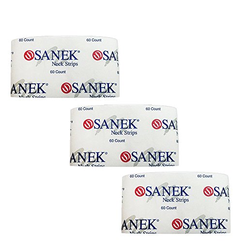 Salon Barber Hair Stylist Graham SANEK 3 Packs of 60 Neck Strips SD-40003 Beauty & Personal Care Isdream
