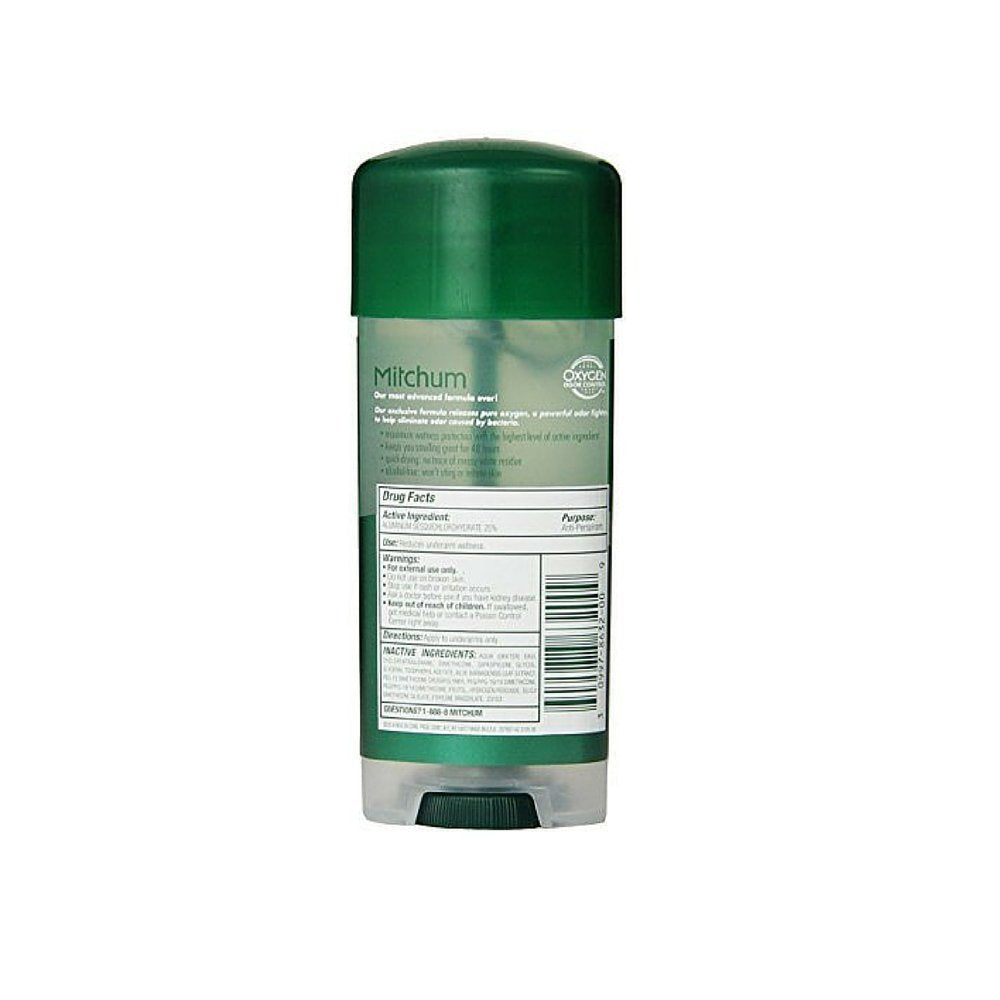 Mitchum Advanced Control Unscented Gel, Anti-Perspirant & Deodarant 3.4 oz (Pack of 5) Beauty and Personal Care Mitchum