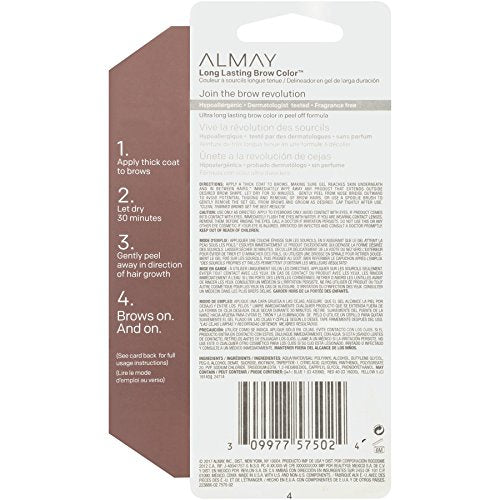 Almay Long Lasting Eyebrow Color, Brown, 0.9 fl. oz. brow stain