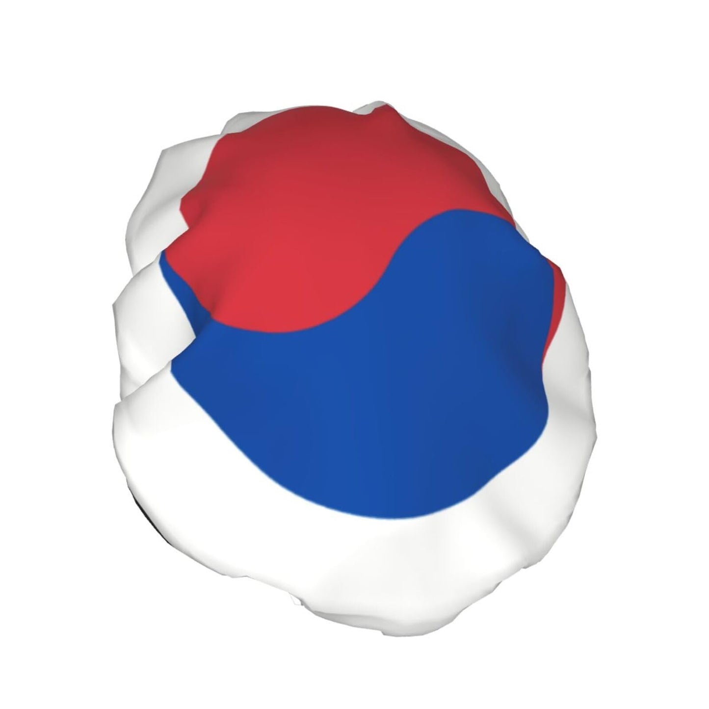 Korean Flag Prints Shower Cap Double Layer Lined Waterproof Bathing Shower Hat Beauty and Personal Care Hayyett