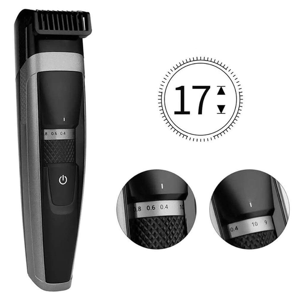 ZUIAI Rechargeable Hair Clipper, Men's Washable Hair Clipper, Professional Blade, Adult Shaving Hair Clipper (black) Beauty and Personal Care ZUIAI