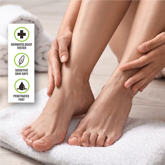 Adamia Therapeutic Repair Foot Cream with Pure Macadamia Oil, 4 Ounce Tube - Fragrance Free, Paraben Free, Non GMO Beauty & Personal Care Adamia