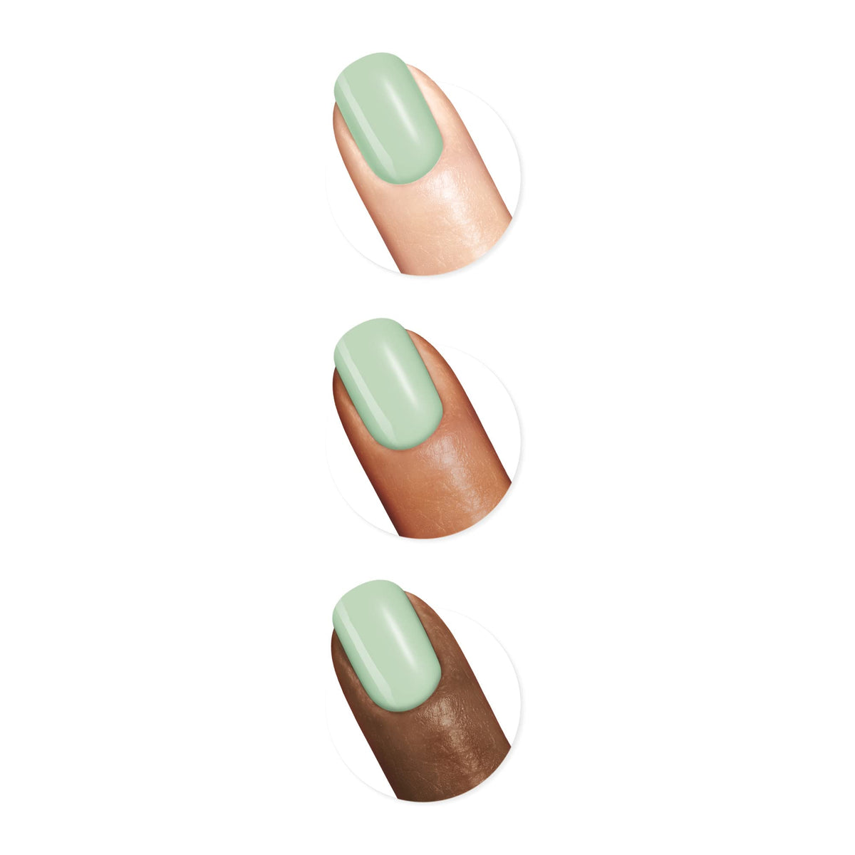 Sally Hansen Good. Kind. Pure. Nail Polish | Plant-Based, Vegan, 16-Free Formula | Opaque, Shiny | 375 Mint Refresh | Soft Mint Nail Color