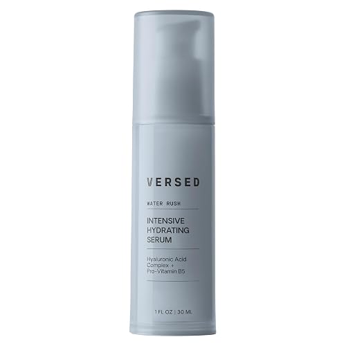 Versed Water Rush Intensive Hydrating Serum - Hyaluronic Acid Serums for Face with Vitamin B5 - Lightweight Face Serum for Dry Skin - Sensitive Beauty & Personal Care Versed